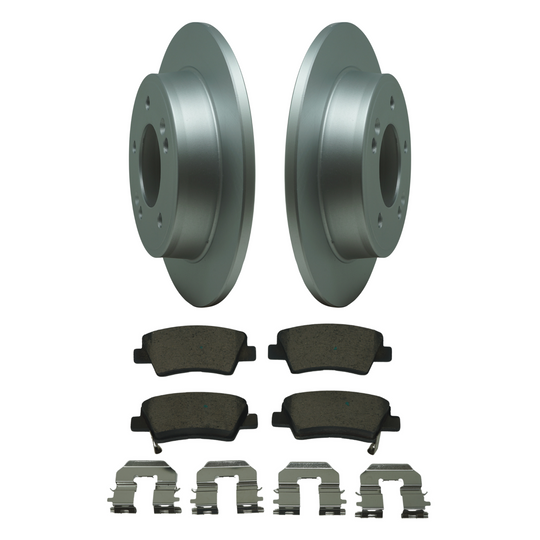 KPR13860 Bremex Premium ExoCoat Brake Pad and Rotors Disc Brake Kit Bremex Brakes