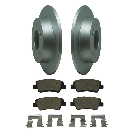 KPR14110 Bremex Premium ExoCoat Brake Pad and Rotors Disc Brake Kit Bremex Brakes