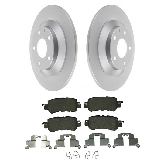 KPR14240 Bremex Premium ExoCoat Brake Pad and Rotors Disc Brake Kit Bremex Brakes