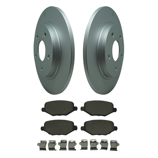 KPR14350 Bremex Premium ExoCoat Brake Pad and Rotors Disc Brake Kit Bremex Brakes