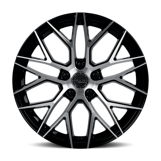 KR01-208551GBF - Katana Racing KR01 20X8.5 5X110 ET 40mm Gloss Black Machined Face - Katana Racing Wheels Canada