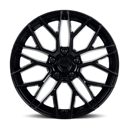KR01-177550GB - Katana Racing KR01 17X7.5 5X100 ET 40mm Gloss Black - Katana Racing Wheels Canada