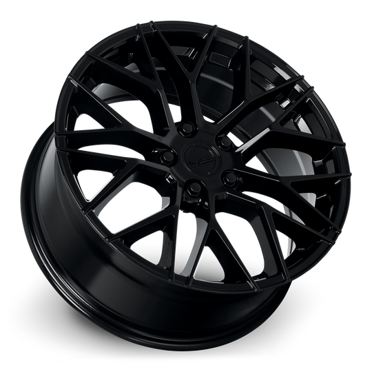 KR01-188058GB - Katana Racing KR01 18X8 5X108 ET 40mm Gloss Black - Katana Racing Wheels Canada