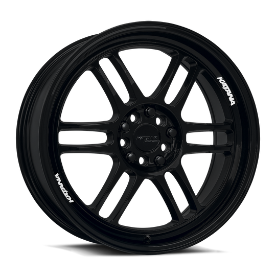 KR02-188005MB - Katana Racing KR02 18X8 5X100 / 5X114.3 ET 40mm Matte Black - Katana Racing Wheels Canada