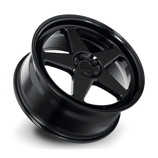 KR03-208552GB - Katana Racing KR03 20X8.5 5X112 ET 40mm Gloss Black - Katana Racing Wheels Canada
