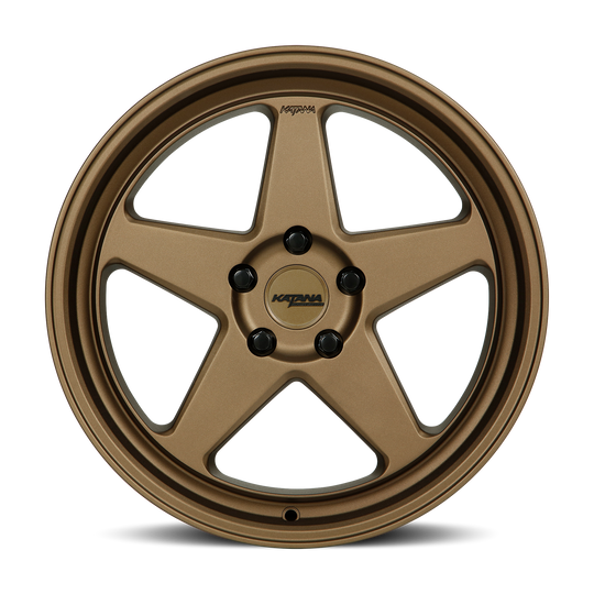 KR03-188050MR - Katana Racing KR03 18X8 5X100 ET 40mm Matte Bronze - Katana Racing Wheels Canada