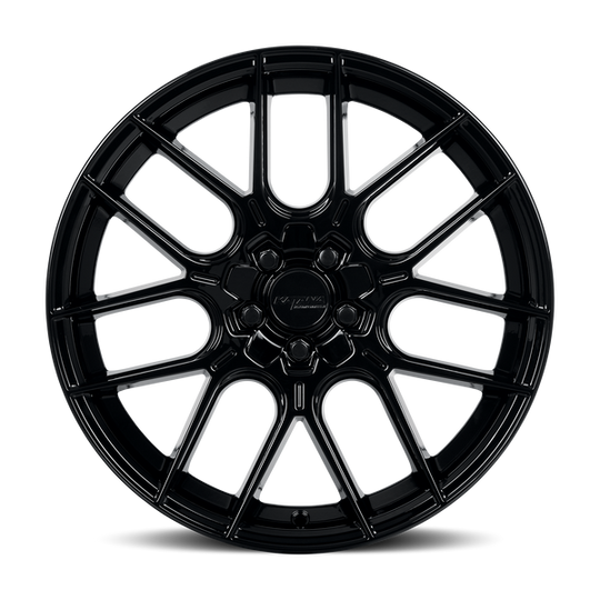 KR04-208505GB - Katana Racing KR04 20X8.5 5X108 / 5X114.3 ET 40mm Gloss Black - Katana Racing Wheels Canada