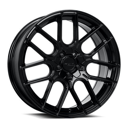 KR04-208505GB - Katana Racing KR04 20X8.5 5X108 / 5X114.3 ET 40mm Gloss Black - Katana Racing Wheels Canada