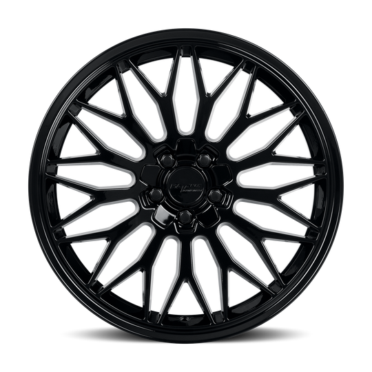 KR05-188009GB - Katana Racing KR05 18X8 5X110 / 5X114.3 ET 40mm Gloss Black - Katana Racing Wheels Canada