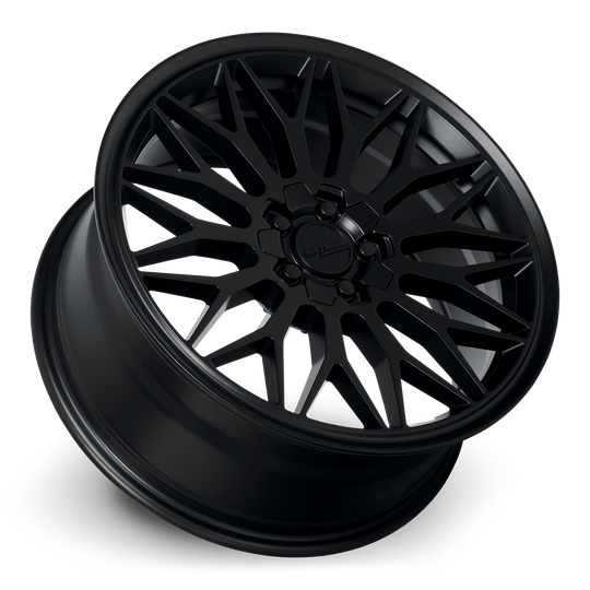 KR05-188008MB - Katana Racing KR05 18X8 5X108 / 5X114.3 ET 40mm Matte Black - Katana Racing Wheels Canada