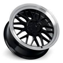 Charger l'image dans la galerie, KR06-188058GBL - Katana Racing KR06 18X8 5X108 ET 40mm Gloss Black Machined Lip - Katana Racing Wheels Canada