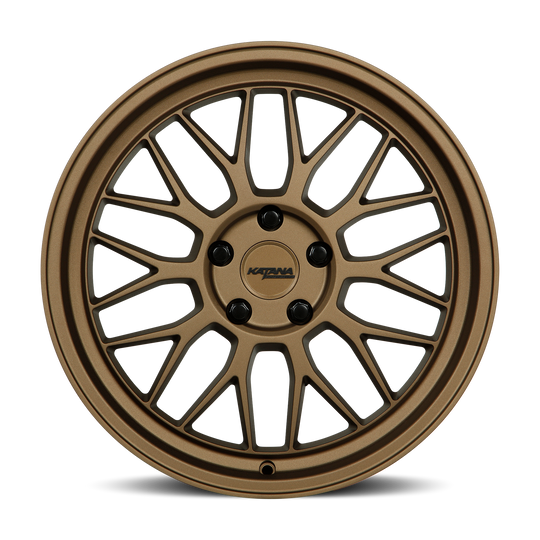 KR06-188051MR - Katana Racing KR06 18X8 5X110 ET 40mm Matte Bronze - Katana Racing Wheels Canada
