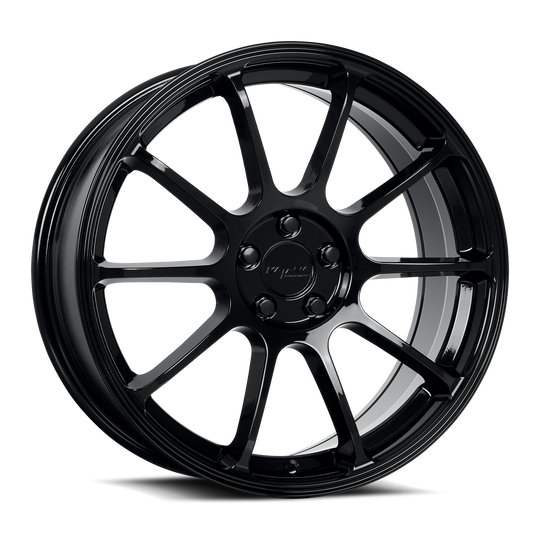 KR07-177550GB - Katana Racing KR07 17X7.5 5X100 ET 40mm Gloss Black - Katana Racing Wheels Canada