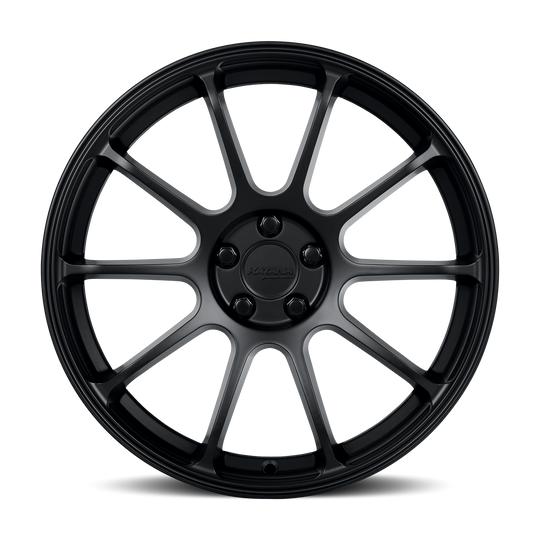 KR07-188058MB - Katana Racing KR07 18X8 5X108 ET 40mm Matte Black - Katana Racing Wheels Canada