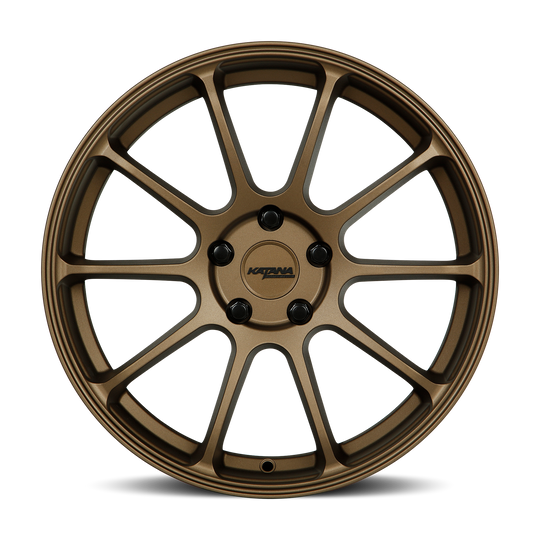 KR07-188058MR - Katana Racing KR07 18X8 5X108 ET 40mm Matte Bronze - Katana Racing Wheels Canada