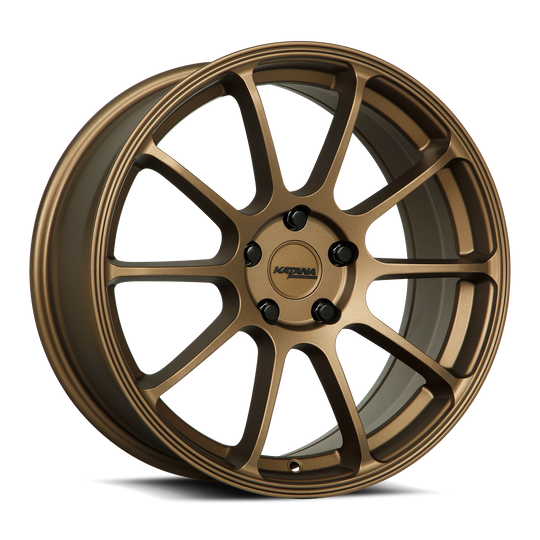 KR07-188050MR - Katana Racing KR07 18X8 5X100 ET 40mm Matte Bronze - Katana Racing Wheels Canada