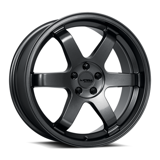 KR08-177550GM - Katana Racing KR08 17X7.5 5X100 ET 40mm Gloss Gunmetal - Katana Racing Wheels Canada