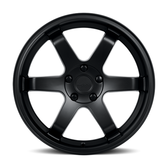 KR08-188052MB - Katana Racing KR08 18X8 5X112 ET 40mm Matte Black - Katana Racing Wheels Canada