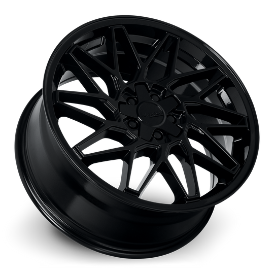 KR09-188005GB - Katana Racing KR09 18X8 5X100 / 5X114.3 ET 40mm Gloss Black - Katana Racing Wheels Canada