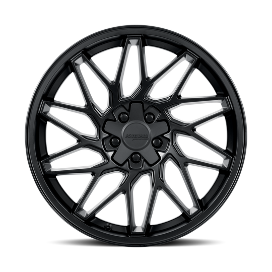 KR09-188013GB - Katana Racing KR09 18X8 5X105 / 5X114.3 ET 40mm Matte Black - Katana Racing Wheels Canada