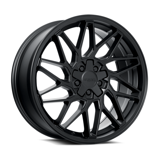 KR09-188008GB - Katana Racing KR09 18X8 5X108 / 5X114.3 ET 40mm Matte Black - Katana Racing Wheels Canada