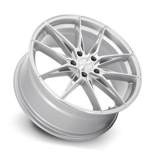 KR10-208556GSF - Katana Racing KR10 20X8.5 5X105 ET 40mm Gloss Silver Machined Face - Katana Racing Wheels Canada