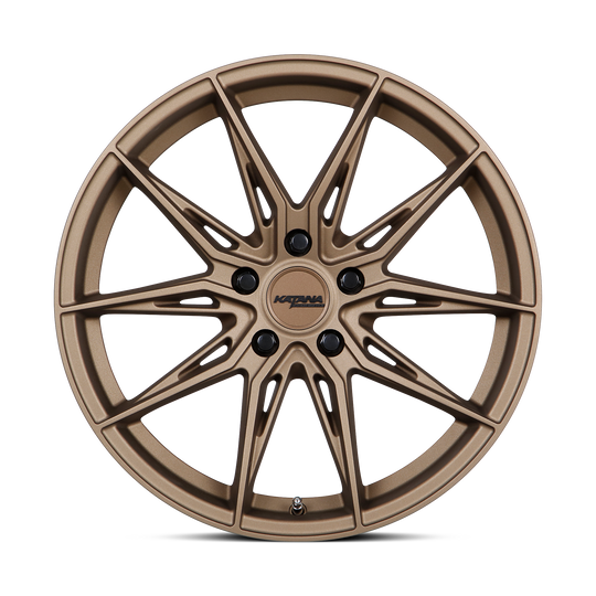 KR10-188056MR - Katana Racing KR10 18X8 5X105 ET 40mm Matte Bronze - Katana Racing Wheels Canada