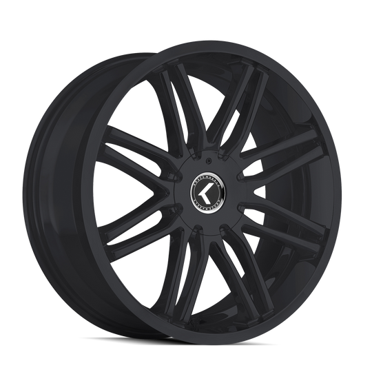 KR141-2804B35 - Kraze Cray 20X8.5 5X114.3 / 5X120 ET 35mm Polished - Kraze Wheels Canada