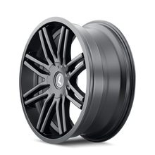 Load image into Gallery viewer, KR141-2814B35 - Kraze Cray 20X8.5 5X108 / 5X114.3 ET 35mm Satin Black - Kraze Wheels Canada