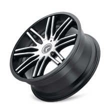 Load image into Gallery viewer, KR141-2811BM35 - Kraze Cray 20X8.5 5X110 / 5X115 ET 35mm Gloss Black Machined - Kraze Wheels Canada