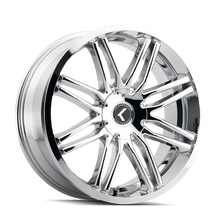 Charger l'image dans la galerie, KR141-8811C40 - Kraze Cray 18X8 5X110 / 5X115 ET 40mm Chrome - Kraze Wheels Canada