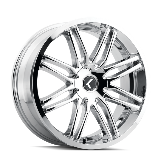 KR141-2811C35 - Kraze Cray 20X8.5 5X110 / 5X115 ET 35mm Chrome - Kraze Wheels Canada