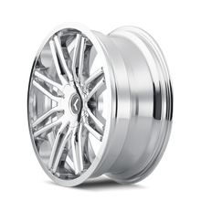 Charger l'image dans la galerie, KR141-2807C35 - Kraze Cray 20X8.5 5X112 / 5X114.3 ET 35mm Chrome - Kraze Wheels Canada