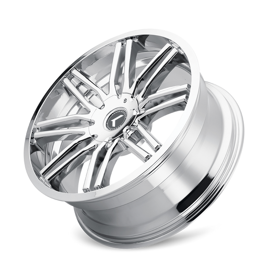 KR141-2814C35 - Kraze Cray 20X8.5 5X108 / 5X114.3 ET 35mm Chrome - Kraze Wheels Canada
