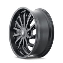 Charger l'image dans la galerie, KR142-22918B18 - Kraze Scrilla 22X9.5 5X115 / 5X120 ET 18mm Satin Black - Kraze Wheels Canada