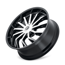Load image into Gallery viewer, KR142-26152BM18 - Kraze Scrilla 26X10 5X127 / 5X139.7 ET 18mm Gloss Black Machined - Kraze Wheels Canada