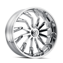 Load image into Gallery viewer, KR142-22983C18 - Kraze Scrilla 22X9.5 6X139.7 /  ET 18mm Chrome - Kraze Wheels Canada