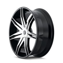 Load image into Gallery viewer, KR143-26152BM18 - Kraze Epic 26X10 5X127 / 5X139.7 ET 18mm Gloss Black Machined - Kraze Wheels Canada