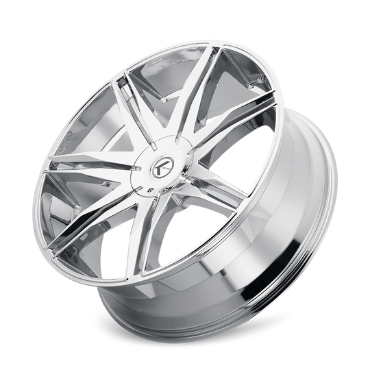 KR143-24918C18 - Kraze Epic 24X9.5 5X115 / 5X120 ET 18mm Chrome - Kraze Wheels Canada