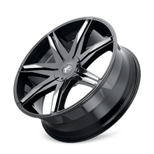 Charger l'image dans la galerie, KR143-22983B18 - Kraze Epic 22X9.5 6X139.7 /  ET 18mm Gloss Black Milled - Kraze Wheels Canada