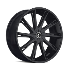 Load image into Gallery viewer, KR144-26137B30 - Kraze Swagg 26X10 6X135 / 6X139.7 ET 30mm Satin Black - Kraze Wheels Canada