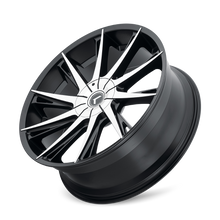 Charger l'image dans la galerie, KR144-26152BM18 - Kraze Swagg 26X10 5X127 / 5X139.7 ET 18mm Gloss Black Machined - Kraze Wheels Canada