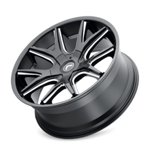 Load image into Gallery viewer, KR146-22937M30 - Kraze Spltz 22X9.5 6X135 / 6X139.7 ET 30mm Gloss Black Milled - Kraze Wheels Canada