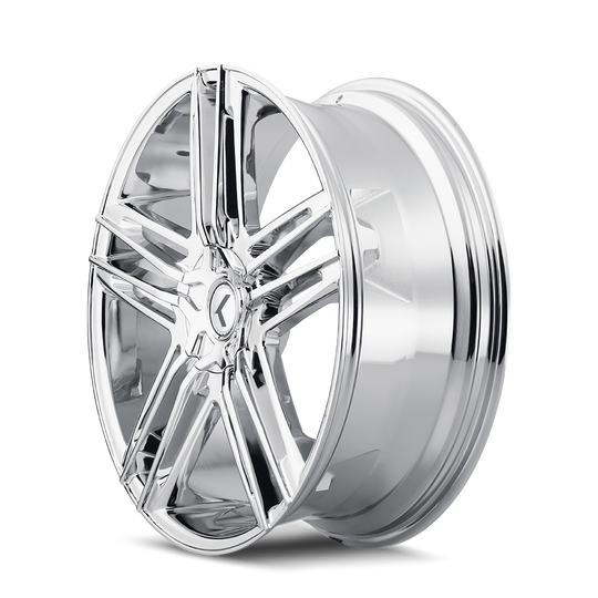 KR157-8814C40 - Kraze Hella 18X8 5X108 / 5X114.3 ET 40mm Chrome - Kraze Wheels Canada