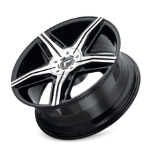 Charger l'image dans la galerie, KR158-2814BM40 - Kraze Hype 20X8.5 5X108 / 5X114.3 ET 40mm Gloss Black Machined - Kraze Wheels Canada