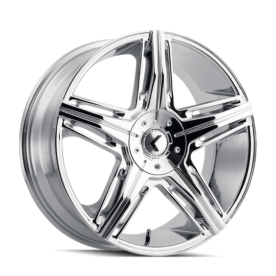 KR158-2811C40 - Kraze Hype 20X8.5 5X110 / 5X115 ET 40mm Chrome - Kraze Wheels Canada