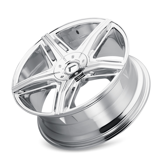 KR158-2811C40 - Kraze Hype 20X8.5 5X110 / 5X115 ET 40mm Chrome - Kraze Wheels Canada