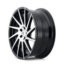 Load image into Gallery viewer, KR181-8845BM40 - Kraze Spinner 18X8 5X112 /  ET 40mm Gloss Black Machined - Kraze Wheels Canada