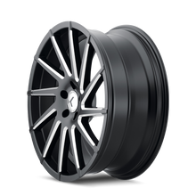 Load image into Gallery viewer, KR181-22845M40 - Kraze Spinner 22X8.5 5X112 /  ET 40mm Gloss Black Milled - Kraze Wheels Canada