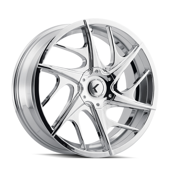 KR182-22811C40 - Kraze Rogue 22X8.5 5X110 / 5X115 ET 40mm Chrome - Kraze Wheels Canada
